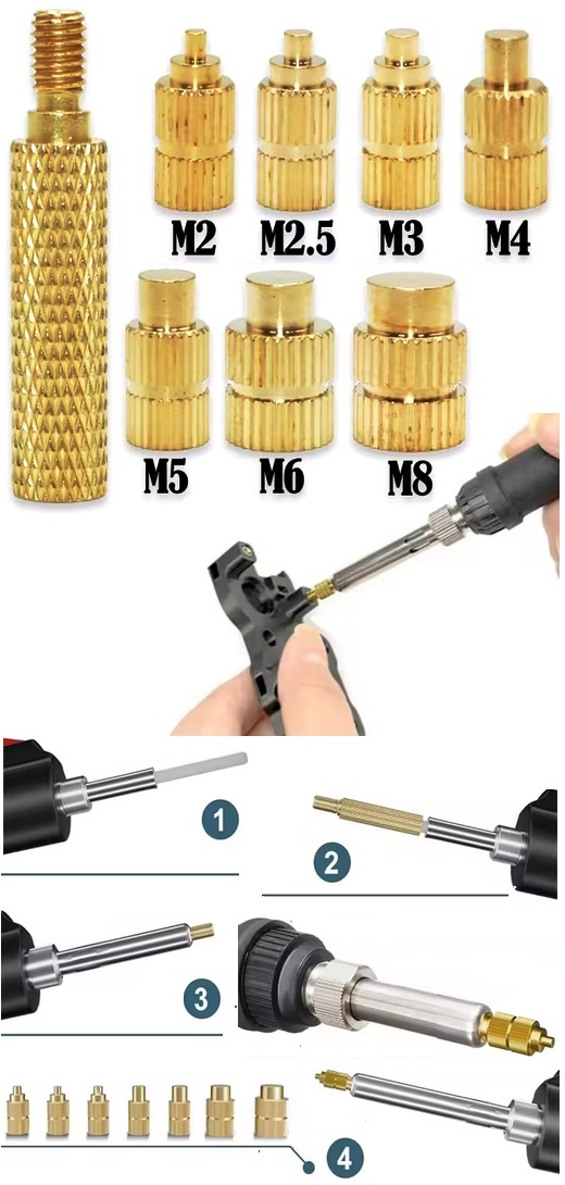 Boquilla para insertos en caliente